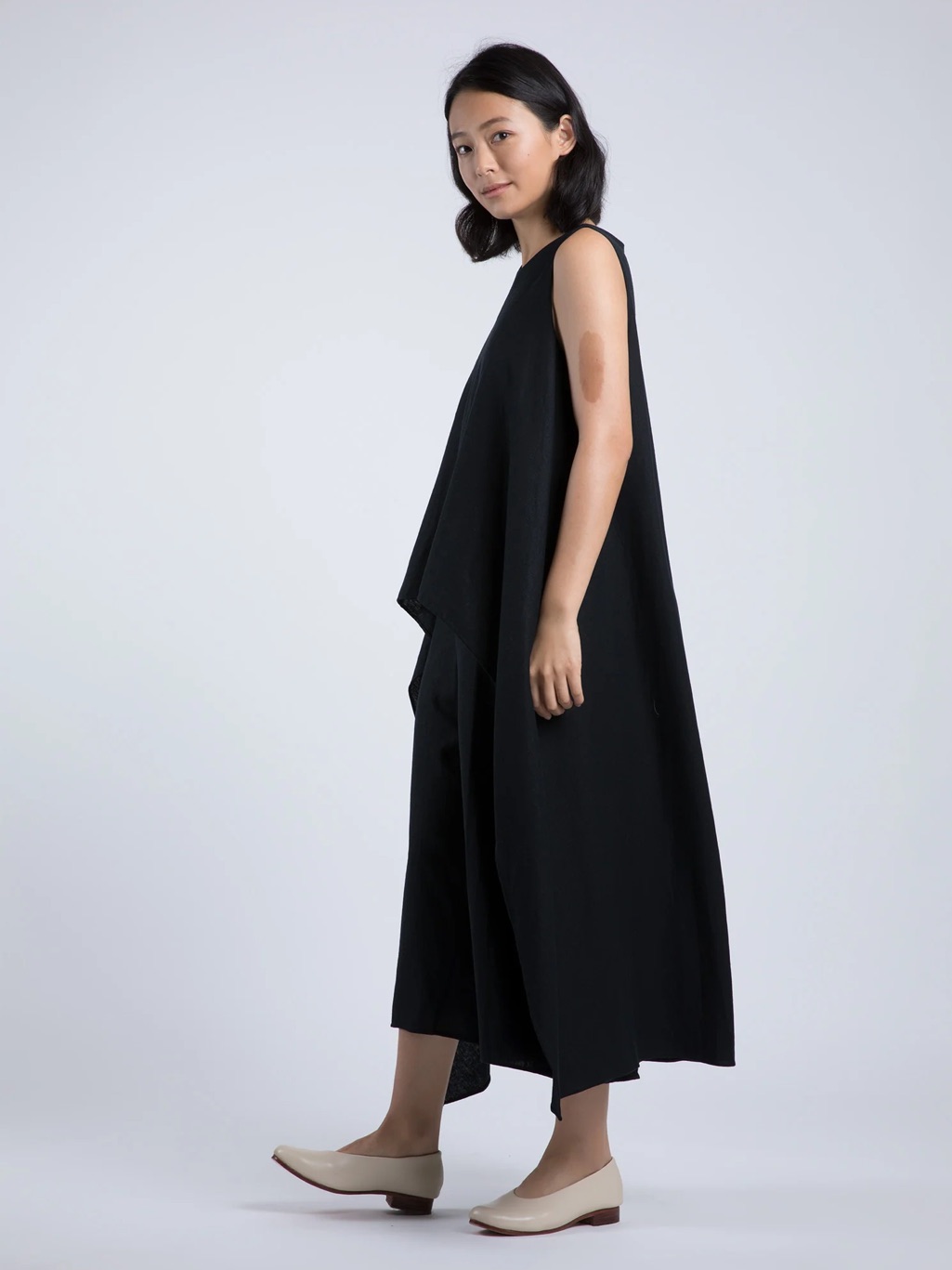 Ketel Layered Wide-Leg Jumpsuit In Black — image 3 of 6